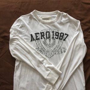 Men’s Aeropostale long sleeve white X large